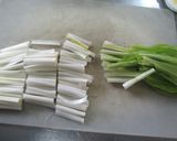 山菜とチーズ、生ハムのサラダ作り方1写真