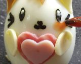 ホワイトデー☆ニャンズカップル☆キャラ弁作り方17写真