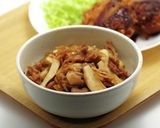 牛薄切り肉と白髪葱の甘辛炒め作り方5写真