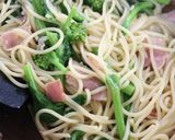 菜の花のペペロンチーノ作り方7写真