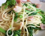 菜の花のペペロンチーノ作り方8写真