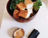 厚揚げとプチヴェールの味噌汁作り方1写真