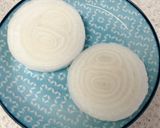 玉ねぎの明太マヨ焼き作り方1写真