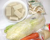高野豆腐白菜スープ♪簡単ダイエット作り方1写真