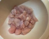 ケチャップのチキンライス作り方1写真