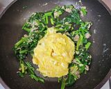 ツナ缶使って～ほうれん草の炒り卵作り方5写真