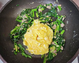 ツナ缶使って～ほうれん草の炒り卵作り方5写真