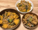かぼちゃと豚肉の炒め物作り方4写真
