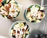 肉無チクワきな粉シチュー味茄子椎茸野菜炒作り方10写真