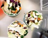 肉無チクワきな粉シチュー味茄子椎茸野菜炒作り方11写真