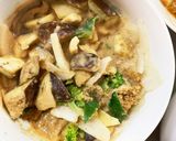 肉無チクワきな粉シチュー味茄子椎茸野菜炒作り方18写真