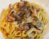 【簡単】全卵でこってりカルボナーラ作り方9写真
