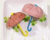 ソーセージの端っこ利用で 雨傘日傘作り方6写真