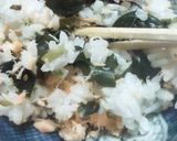 大根の葉と鮭わかめのおにぎり♪作り方4写真