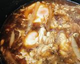 大根＆おとし玉子の赤味噌汁作り方3写真