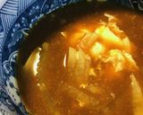 大根＆おとし玉子の赤味噌汁作り方4写真