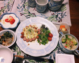 お父さんが作った✨ウインナーの花の卵焼き作り方11写真