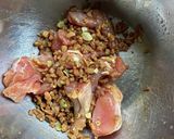 ナッツ風味の鶏唐揚げ作り方1写真