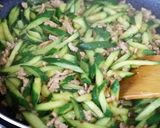 10分☆やみつき♡きゅうりの肉味噌炒め作り方4写真