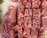 アスパラガスと豚のひき肉の玉子炒め　56作り方2写真