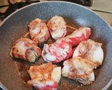 新玉ねぎと長芋の肉巻き作り方6写真