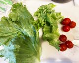 レタスとトマトと卵のスープ作り方1写真