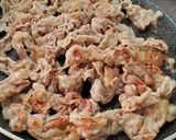 煎り牛蒡と豚肉のウスターソース炒め作り方2写真