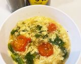 レタスとトマトと卵のスープ作り方5写真
