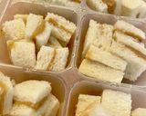 離乳食後期に♪バナナきな粉サンドイッチ作り方8写真