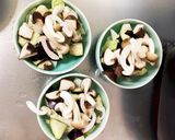 根菜茄子カニカマピリ辛オイ金平味温サラダ作り方14写真
