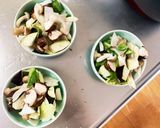 根菜茄子カニカマピリ辛オイ金平味温サラダ作り方15写真