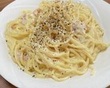 マルチポットを使って　カルボナーラ作り方12写真