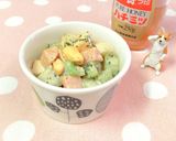 ＊ブロッコリーの茎とハムの卵サラダ＊作り方7写真