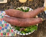 さつまいもとほうれん草のサラダ作り方3写真