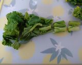 レンジで簡単！菜の花の和え物作り方1写真