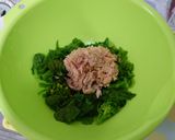 レンジで簡単！菜の花の和え物作り方3写真
