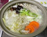 鶏豆腐団子鍋♯ヘルシー鍋♯鶏ひき肉♯豆腐作り方7写真