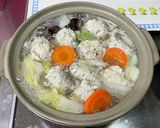 鶏豆腐団子鍋♯ヘルシー鍋♯鶏ひき肉♯豆腐作り方9写真