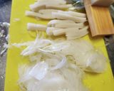 玉ねぎ&余った蒲鉾のチヂミ☆お節でお弁当作り方1写真