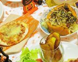 かぼちゃグラタン・ハロウィンごはん作り方4写真