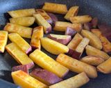 揚げずに焼く甘いヘルシー大学芋作り方5写真