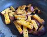 揚げずに焼く甘いヘルシー大学芋作り方6写真