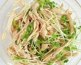 鶏むね肉とかいわれのわさび醤油サラダ作り方6写真