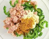 材料２つ！ゴーヤとツナのカレーマヨサラダ作り方3写真