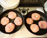 パイナップルのしっかりハンバーグ作り方4写真