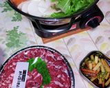 ラムしゃぶ#にんにく塩糀#とまと塩糀 鍋作り方2写真