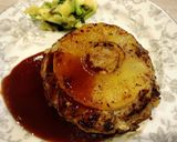 パイナップルのしっかりハンバーグ作り方11写真