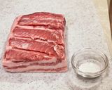 自家製パンチェッタ(ピチットシート使用)作り方1写真