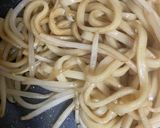 簡単　焼うどん目玉焼きのせ作り方2写真