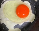簡単　焼うどん目玉焼きのせ作り方3写真